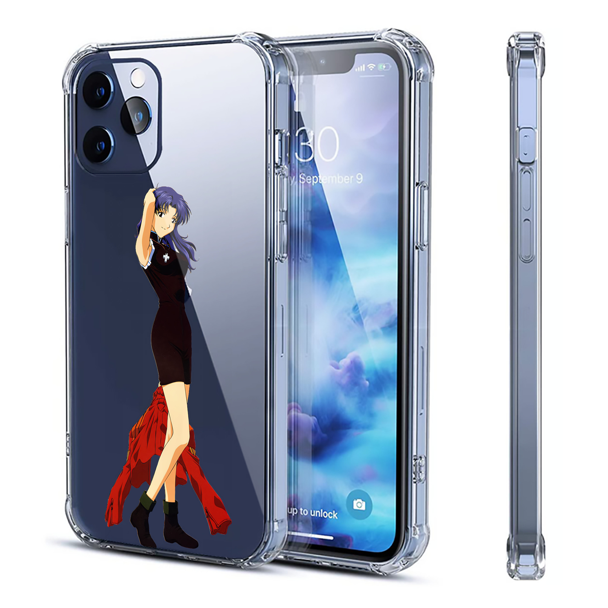 （画像用） EVA 新世紀エヴァンゲリオン 【iPhone 12シリーズ対応】透明スマホケース（クリアソフトケース）